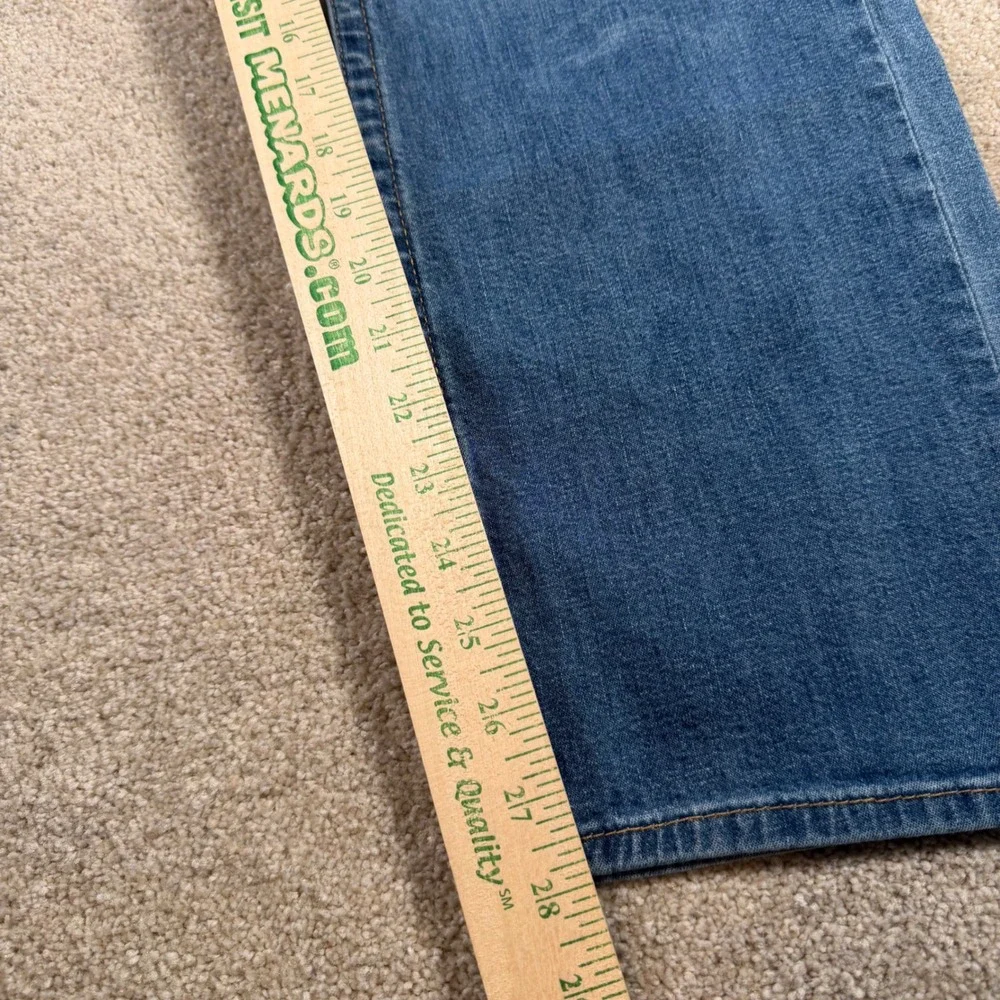 True Religion Ricky Jeans Men 38(FITS 37x28) Blue Relaxed Straight Drop Top Blue